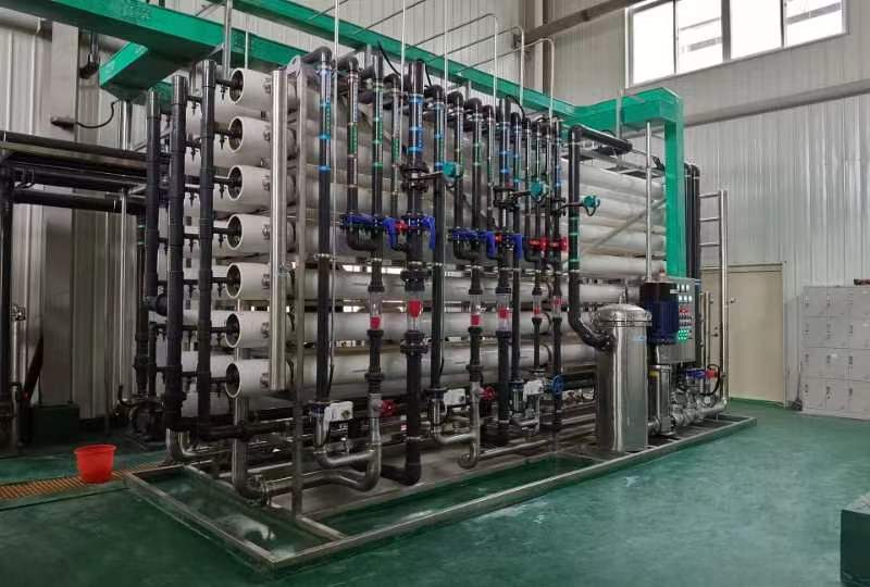 河南新鄉污水處理成純水回用工程，60t／H水處理工程施工項目 